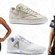 Reebok Hero Strong Bra, $33 | NPC UK Metallic, $45 | Reebok Crossfit Nano 6.0, $60 | Floral Graphic Tee, $17
